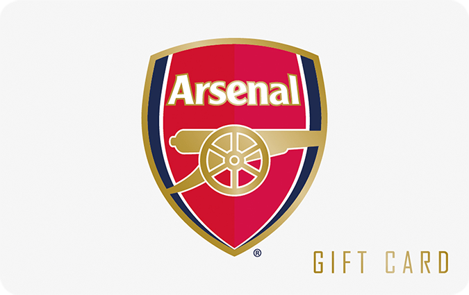 Arsenal Football Club Gift Card