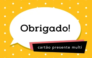 Obrigado Cartão Presente Multi