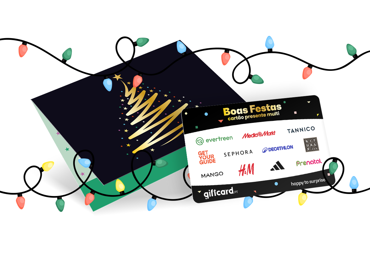 O Cartão Presente Multi – tudo num só.