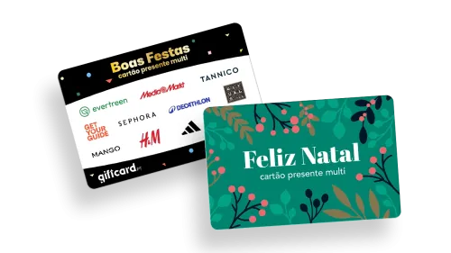 Mostre o seu apreço com um cartão-presente de Natal