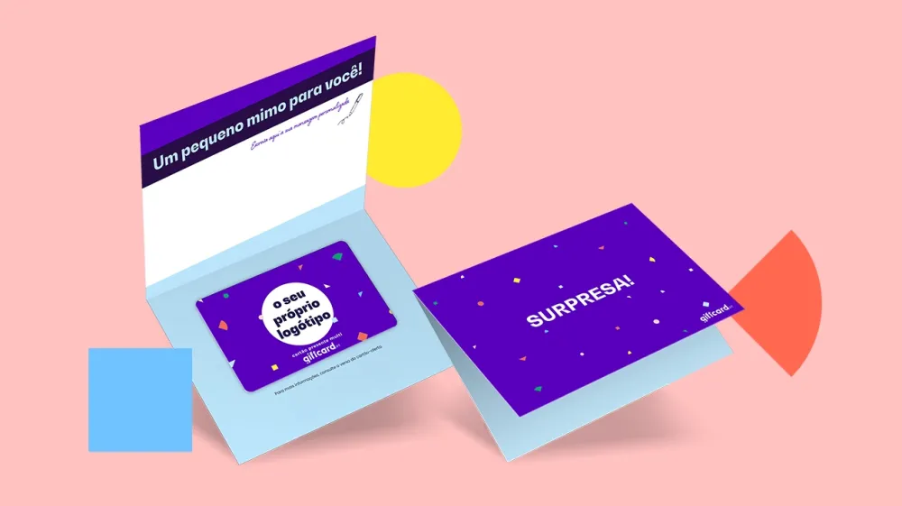Cartões-presente personalizados